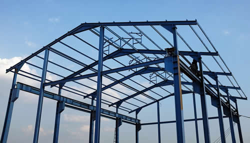 steel frame for factory